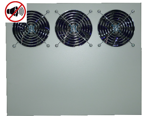 Dachblech mit Low Noise Ventilatoren für den Triton Standverteiler Silent Lüfter für Triton Schrankdach